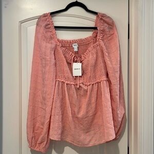 NWT Forever 21 Sweetheart Gingham Top. Rose. Size 3X.